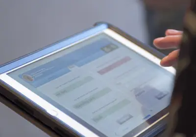Tablet met app