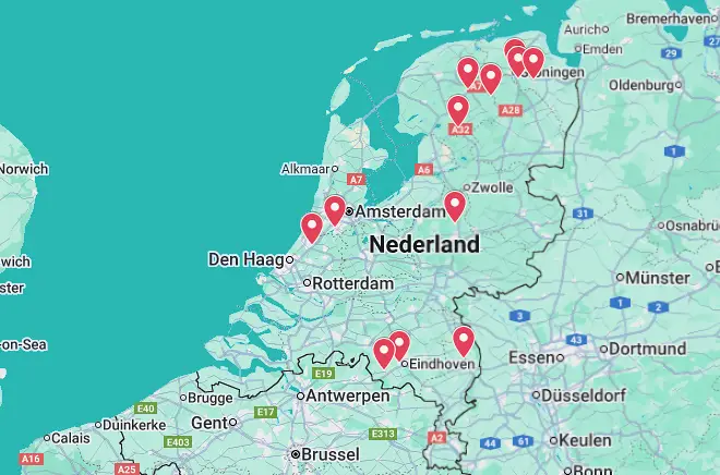 Kaart Over Morgen Tour