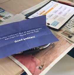 Briefje Goed Gedaan!